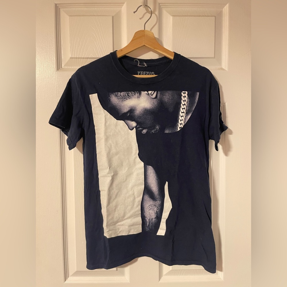 Yeezus Tour 2013 Navy Photo Shirt